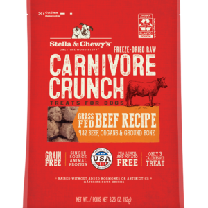 Freeze Dried Carnivore Crunch - Beef - 3.25 oz - 8/case