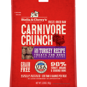 Freeze Dried Carnivore Crunch - Turkey - 3.25 oz - 8/case