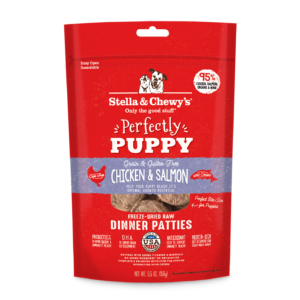 Freeze Dried Perfectly Puppy Chicken and Salmon Patties 5.5 oz