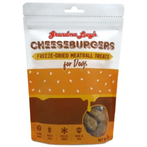 Grandma Lucy’s Freeze-Dried Cheeseburgers Meatballs Treats For Dog 凍乾芝士漢堡肉球