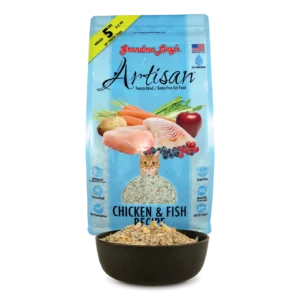 Grandma Lucy's Artisan Freeze-Dried Chicken & Fish Grain-Free Cat Food 無穀物冷凍乾燥雞+魚肉貓糧– 1lb