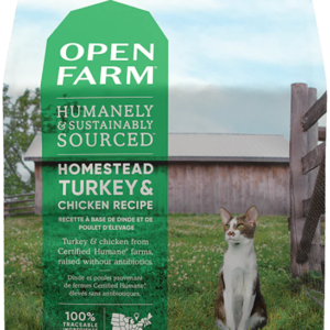OpenFarm Grain Free Homestead Turkey &Chicken Recipe Dry Cat Food 4lbs