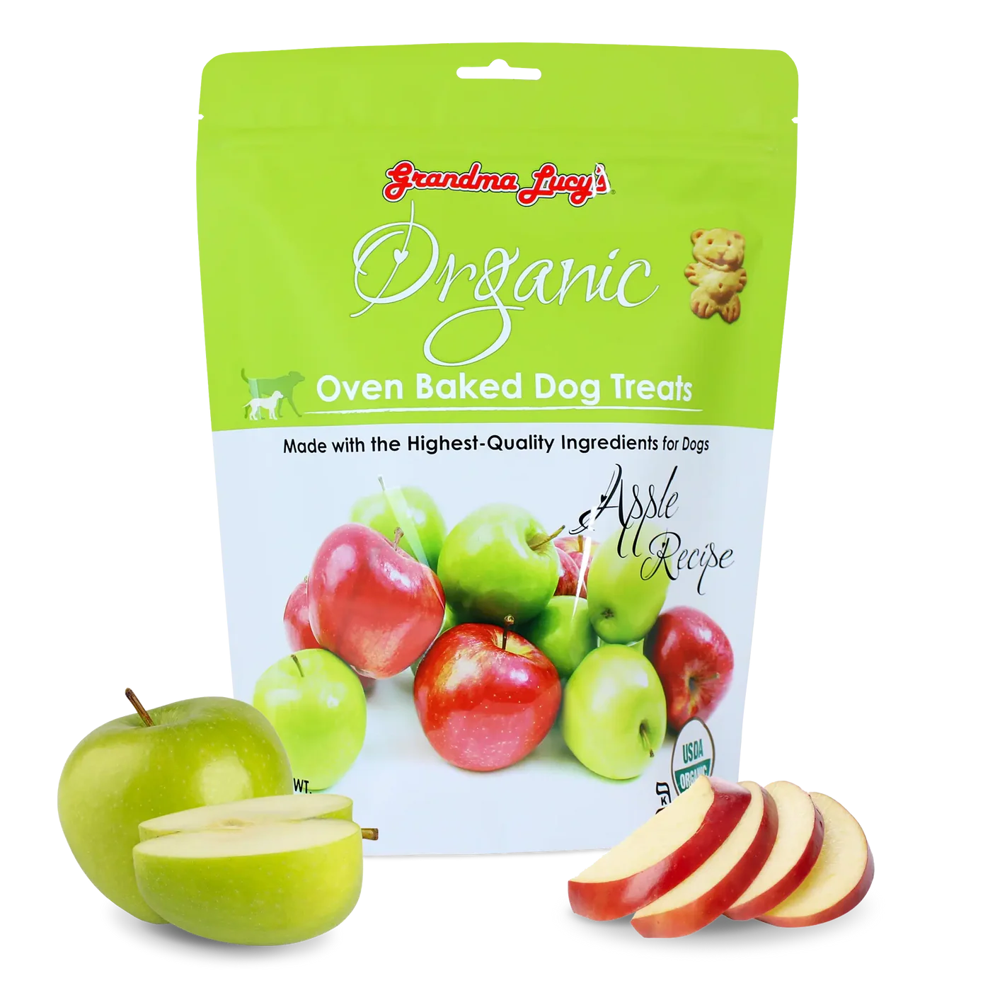 Grandma Lucy’s Organic Oven Baked Apple - 14oz有機蘋果烘乾狗餅乾