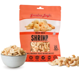 Grandma Lucy's Single Ingredient Shrimp Treats for Dogs and Cats凍乾單一蛋白蝦貓狗小食